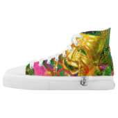 mardi gras high top (Left Shoe Outside)
