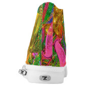 mardi gras high top (Left Shoe Back)