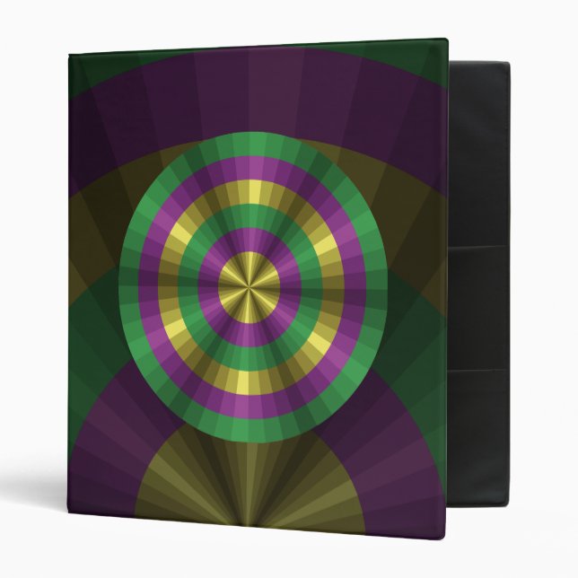Mardi Gras Illusion Binder (Front/Inside)