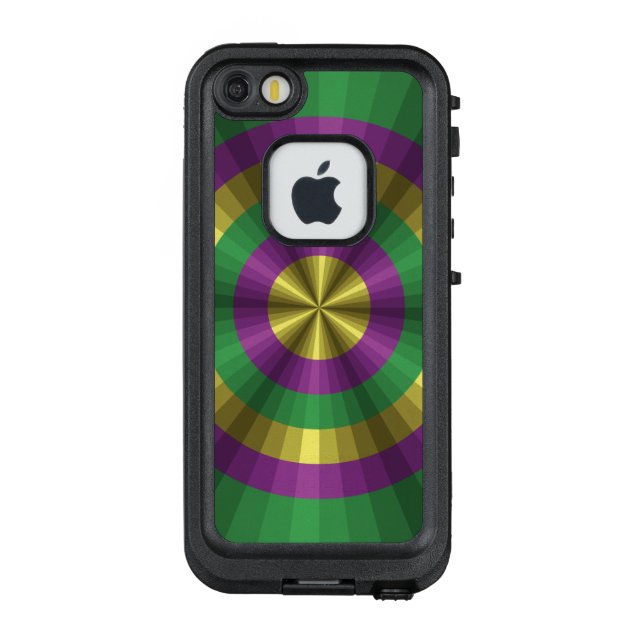 Mardi Gras Illusion Lifeproof Case (Back)