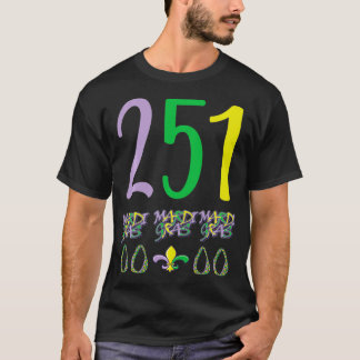 Mardi Gras in Mobile Alabama  T-Shirt