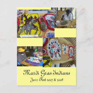 Mardi Gras Indians & Costumes - Post card