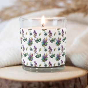 Mardi Gras Inspired Scented Candle