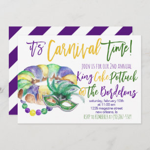 Mardi Gras Invitation
