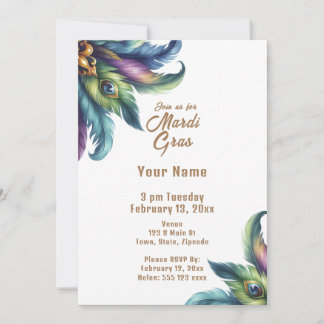 Mardi Gras Invitation