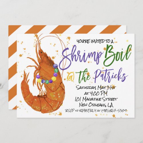 Mardi Gras Invitation