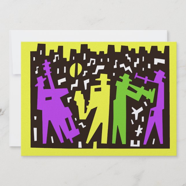 Mardi Gras Invitation (Front)