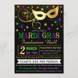 Mardi Gras Invitation
