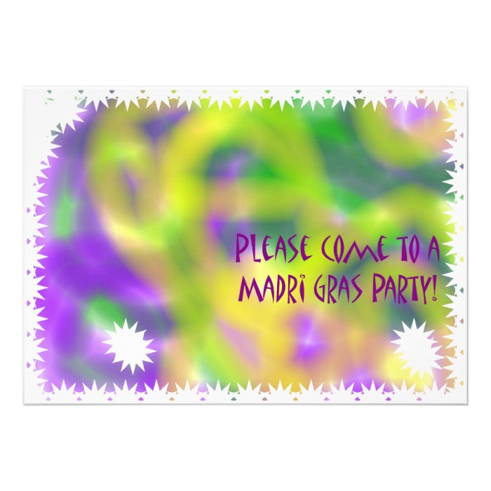 Mardi Gras Invitation