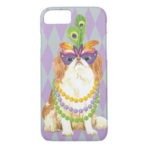 Mardi Gras Japanese Chin iPhone 87 Case