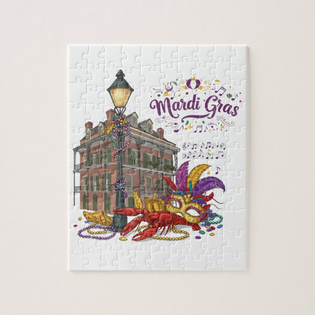 Mardi Gras Jigsaw Puzzle (Vertical)