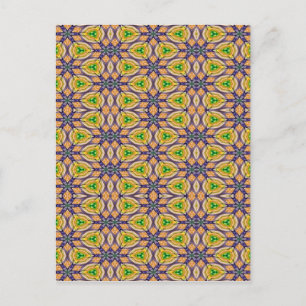 Mardi Gras Kaleidoscope Postcard