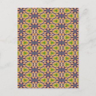 Mardi Gras Kaleidoscope Postcard