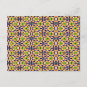 Mardi Gras Kaleidoscope Postcard