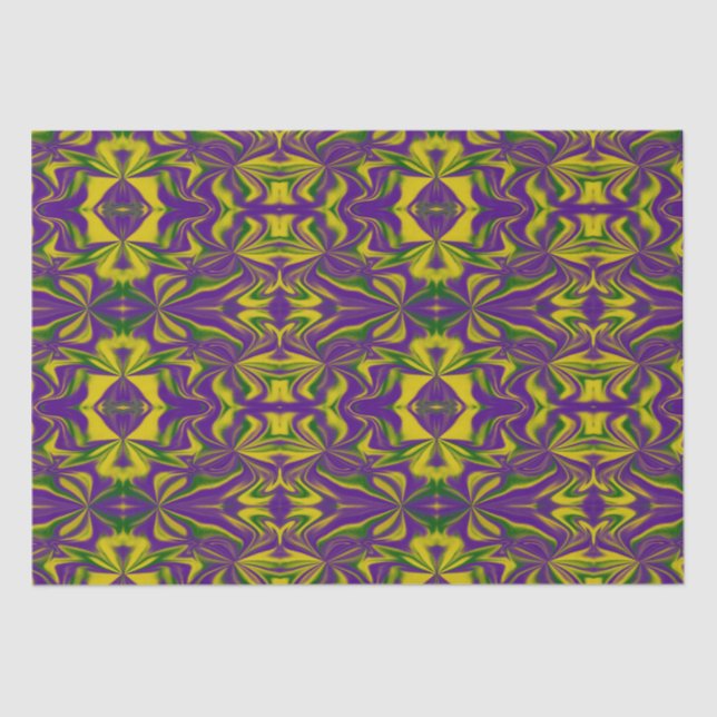 Mardi Gras Kaleidoscope Tissue Paper (Front)