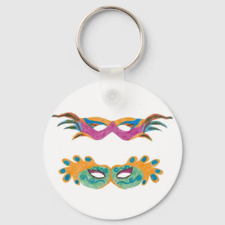 Mardi Gras Keychain