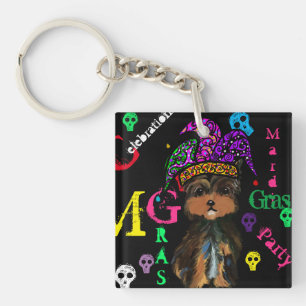 Mardi GRAS Keychain