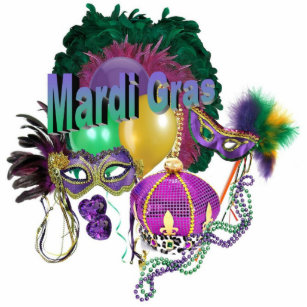 Mardi Gras Keychain