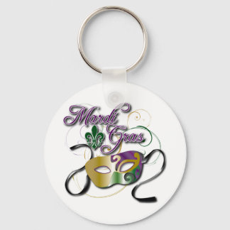 Mardi Gras Keychain