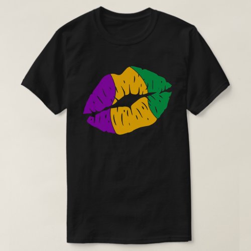 Mardi Gras Kiss Mardi Gras T_Shirt