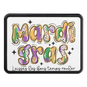 Mardi Gras Laissez Les Bons Temps Rouler Hitch Cover