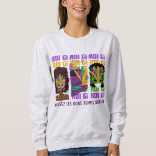 MARDI GRAS Laissez Les Bons Temps Rouler Sweatshirt