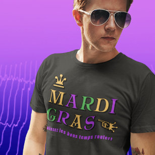 Mardi Gras Shirts for Men Mardi Gras Masquerade Mask Mardi Tshirt