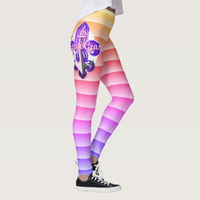 Mardi Gras Leggings (Right)