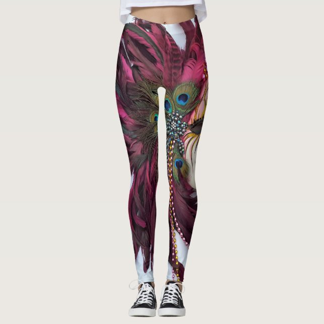 Mardi Gras Leggings (Front)