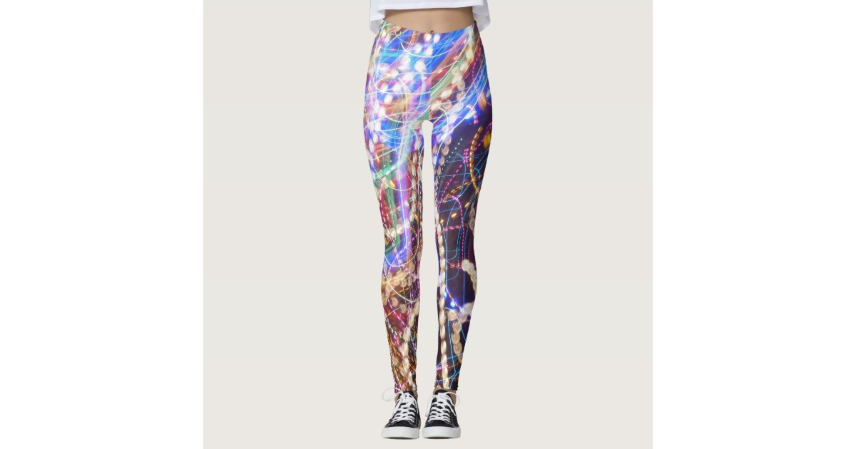 mardi gras leggings kids