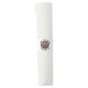Mardi Gras Let the good times roll Napkin Bands