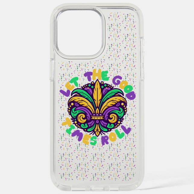 Mardi Gras Let the good times roll Speck iPhone Case (Front)