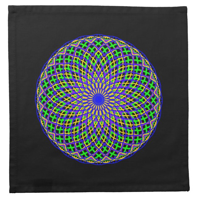 Mardi Gras Madness Cloth Napkin (Front)