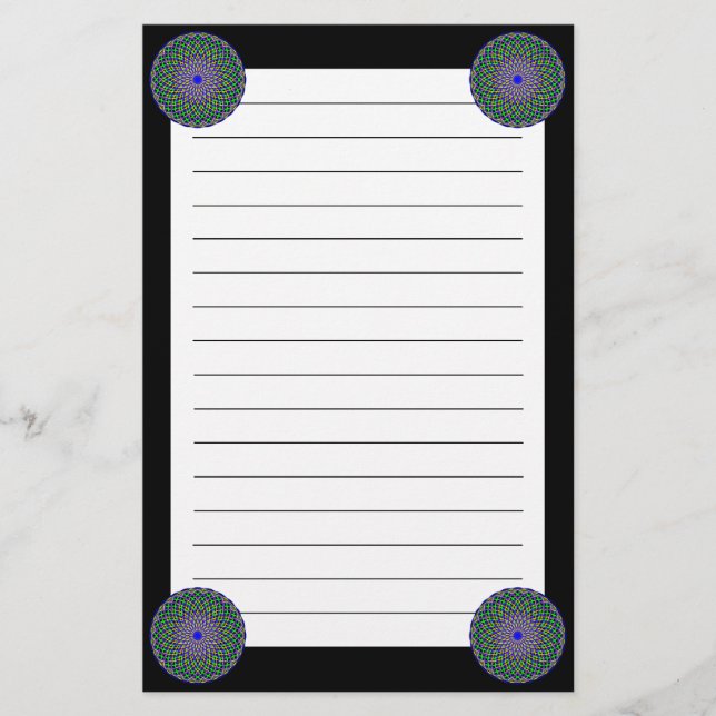 Mardi Gras Madness Stationery (Front)