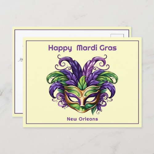  Mardi Gras Magic  Postcard