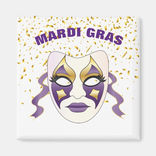 Mardi Gras Magnet (Front)