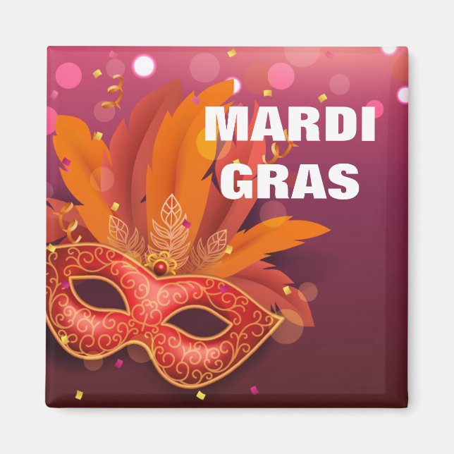 Mardi Gras Magnet (Front)