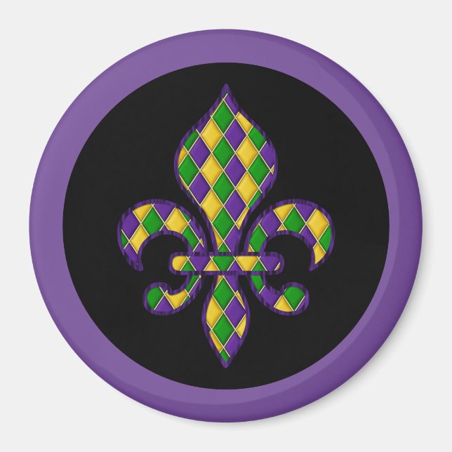 Mardi Gras Magnet (Front)