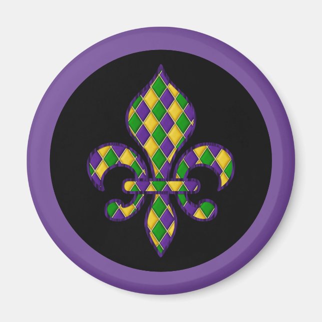 Mardi Gras Magnet (Front)