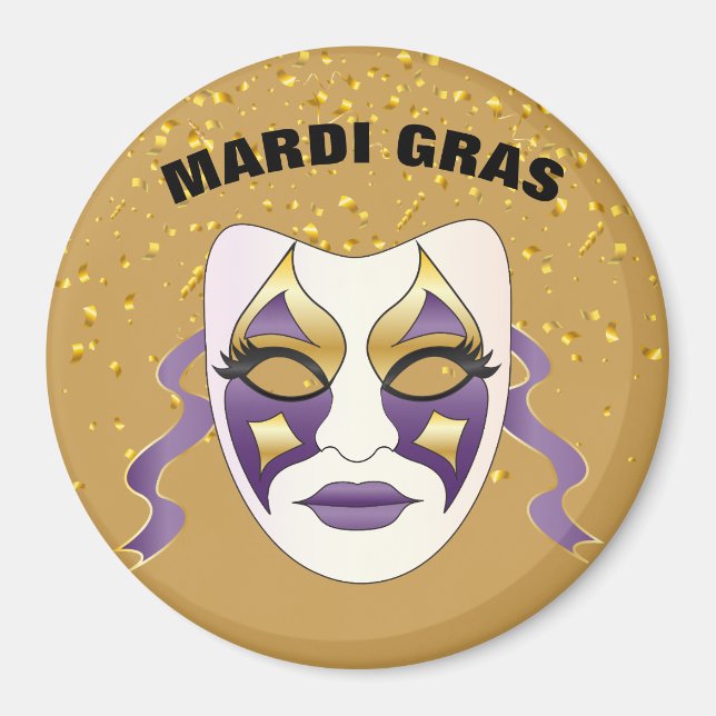 Mardi Gras Magnet (Front)