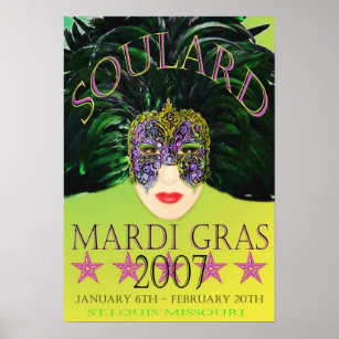 Mardi Gras Posters & Prints | Zazzle