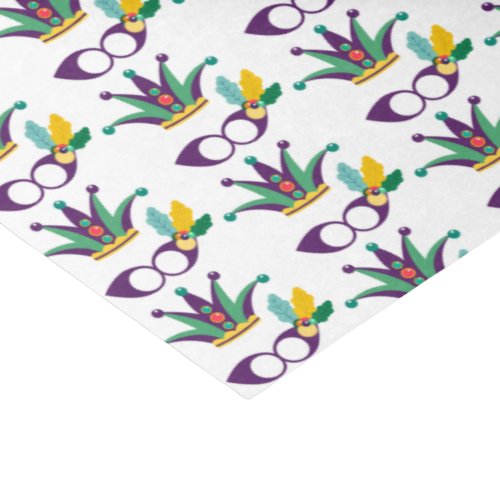 Mardi Gras Mask and Crown Festival Pattern Tissue Paper