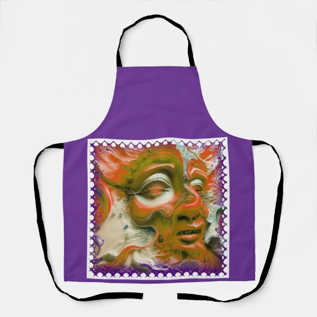 Mardi Gras Mask Apron (Front)