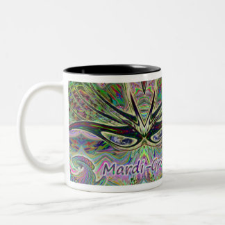 Mardi-Gras Mask Coffee Cup