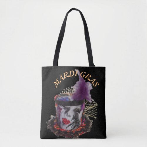 Mardi Gras Mask Colourful  Tote Bag