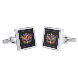 Mardi Gras Mask Cufflinks