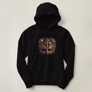 Mardi Gras Mask  Hoodie