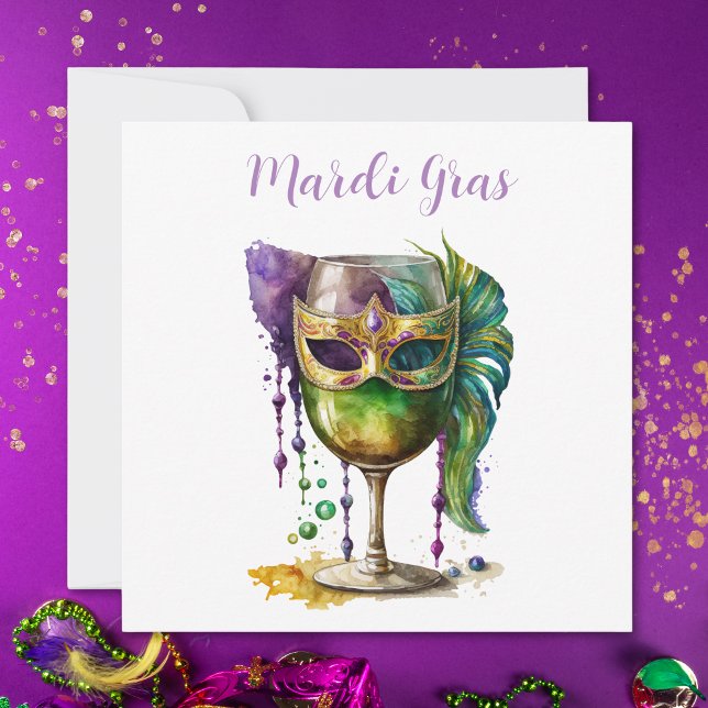 Mardi Gras Mask  Invitation (Creator Uploaded)