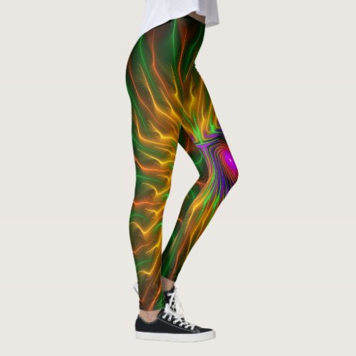 Mardi Gras mask Leggings