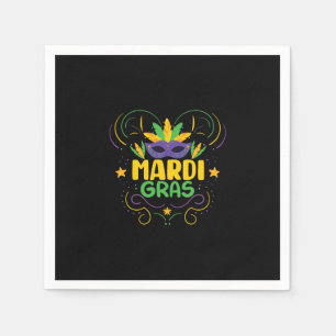 Mardi Gras Mask Napkins